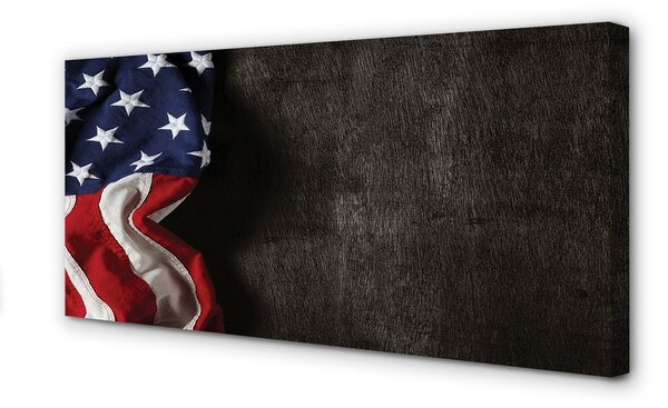 Foto quadro su tela Flag degli Stati Uniti 100x50 cm