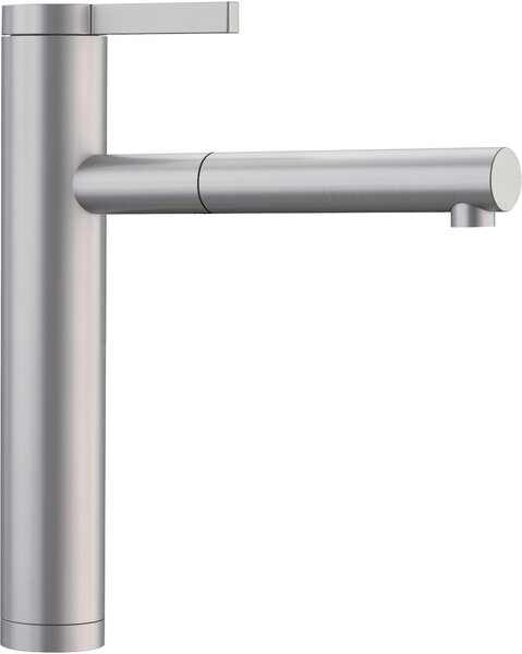 BLANCO LINEE-S miscelatore da cucina monocomando in acciaio inox satinato | alta pressione