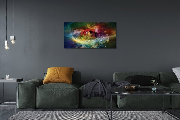 Quadro su tela Frattali astratti 100x50 cm