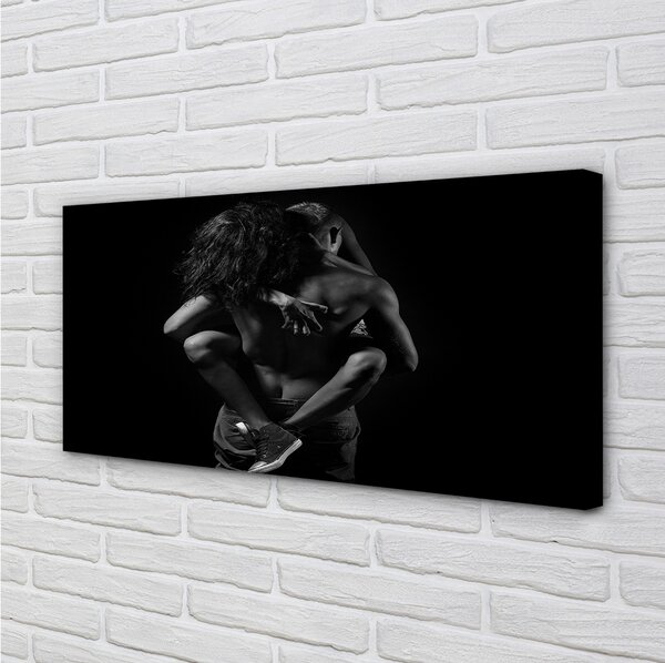 Quadro su tela Uomo e donna 100x50 cm