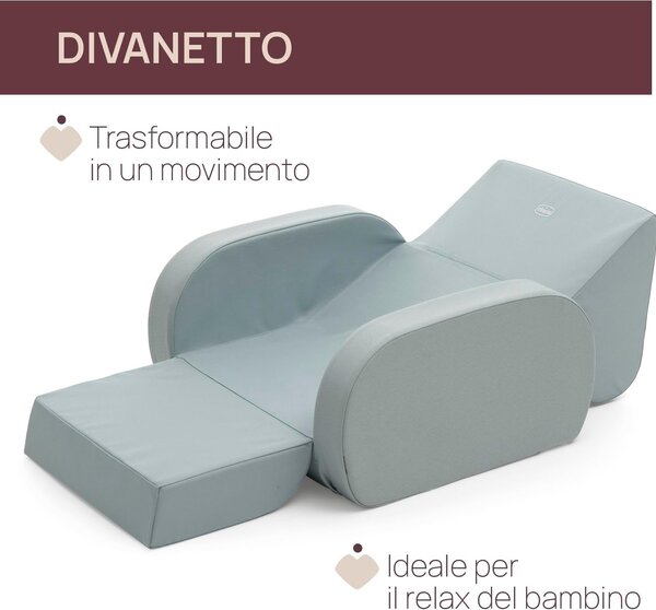 CHICCO Poltroncina Bambini da 1 Anno Trasformabile colore Peppermint - Twist