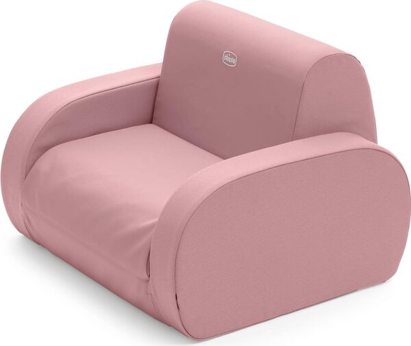 CHICCO Poltroncina Bambini da 1 Anno Trasformabile colore Dusty Pink - Twist