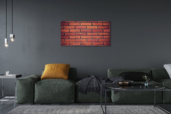 Quadro su tela Muro di pietra in mattoni 100x50 cm
