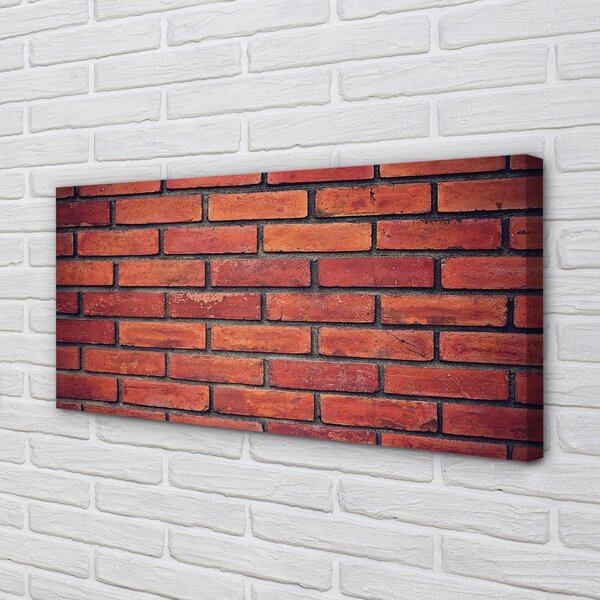 Quadro su tela Muro di pietra in mattoni 100x50 cm