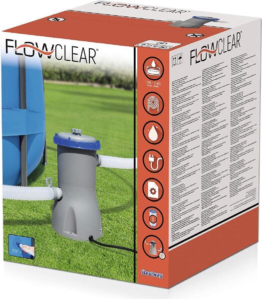 Bestway Pompa Filtro Piscina 3.028 l/h - 58386