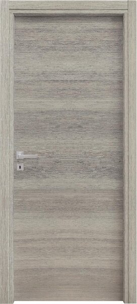NBrand Porta Interna a Battente 210x80 cm in MDF colore Rovere / Grigio - KB0203BA002R62