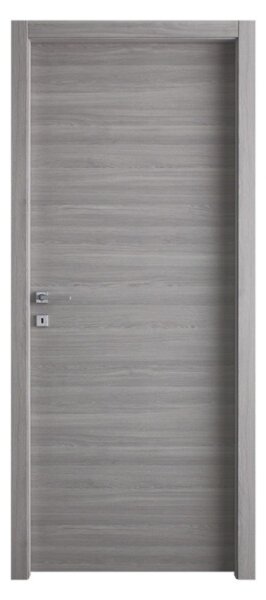 Naddeo Porte Porta Interna a Battente 60x210 cm in MDF colore Micro Grigio Ginevra - POMKMGBAR206010