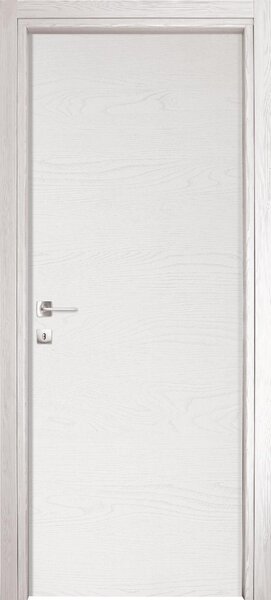 NBrand Porta Interna 210x70 cm in MDF colore Frassino / Bianco - KB0203BA001FRB
