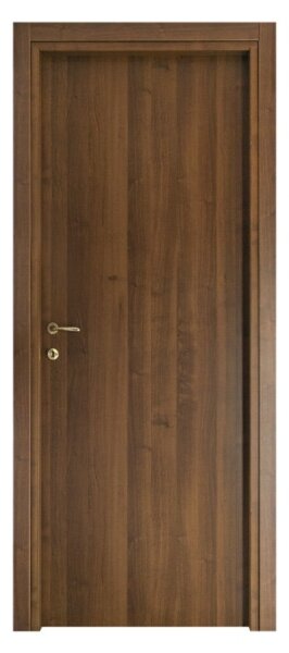 Naddeo Porte Porta Interna a Battente 60x210 cm in MDF colore Micro Noce Ginevra - POMKMNBAR206010
