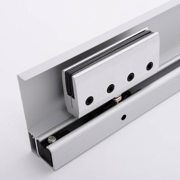 Brugel Porta Scorrevole In Vetro Temperato Satinato con Binario 90x205 cm - E70001