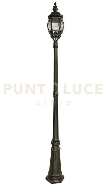 Palo per esterni bel aire 221cm - nero seta e vetro, ip23