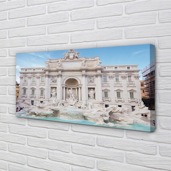 Quadro su tela Cattedrale della fontana di Roma 100x50 cm