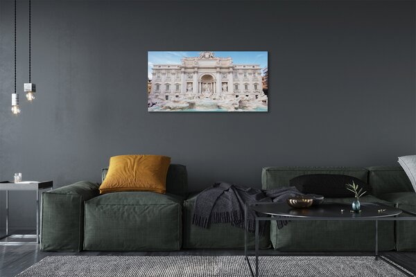 Quadro su tela Cattedrale della fontana di Roma 100x50 cm