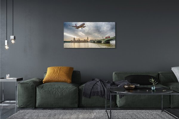 Quadro su tela Piano nuvoloso 100x50 cm