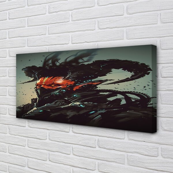 Stampa quadro su tela Carattere terribile oscuro 100x50 cm