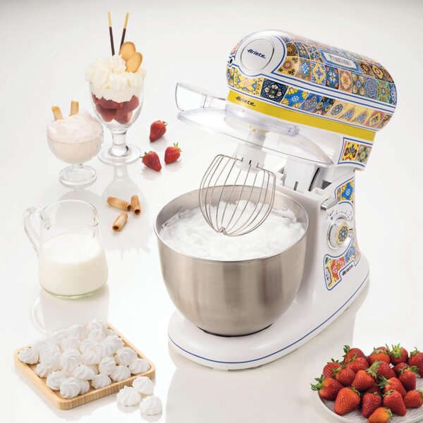 Ariete Positano Impastatrice Planetaria a 7 velocit Potenza 2400 Watt Tazza in Acciaio Inox da 5,5 litri - 1588/0P