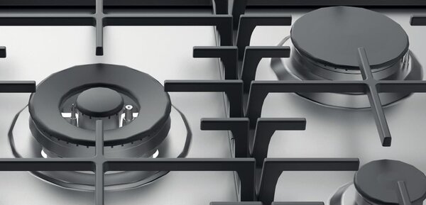 Hotpoint Ariston PPH 75G DF/IX Piano Cottura 5 Fuochi a Gas Incasso Larghezza 75 cm colore Inox