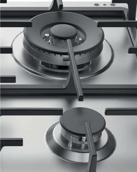 Hotpoint Ariston PPH 60G DF/IX Piano Cottura 4 Fuochi a Gas Larghezza 59 cm colore Inox