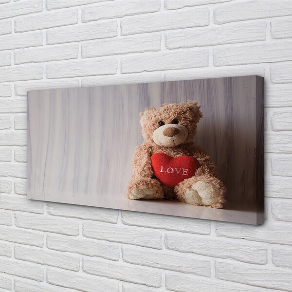 Quadro su tela Orsacchiotto di peluche 100x50 cm