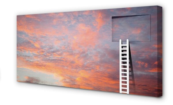 Quadro su tela Sunset ladder Sunbat 100x50 cm