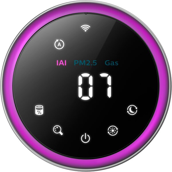 Philips Purificatore d'Aria 135 m2 Silenzioso 4 Velocit con Filtro a Lunga Durata colore Grigio serie 3000 - AC3039/10
