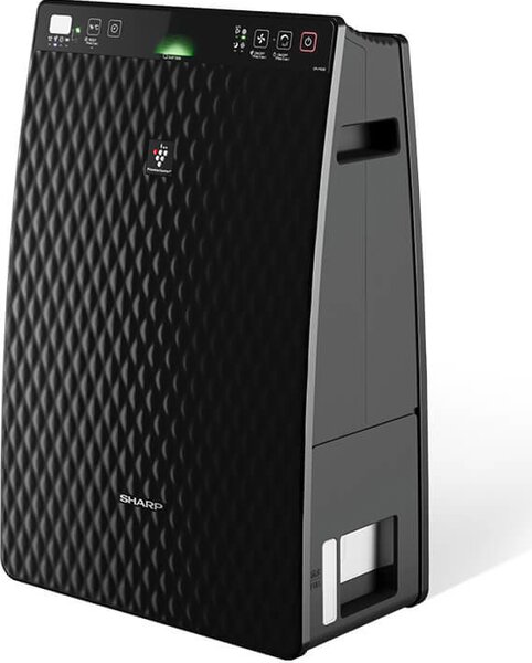 Sharp Purificatore d' Aria 21 m 48 dB Umidificatore Ioni Nero 27 W UA-HG30E-B