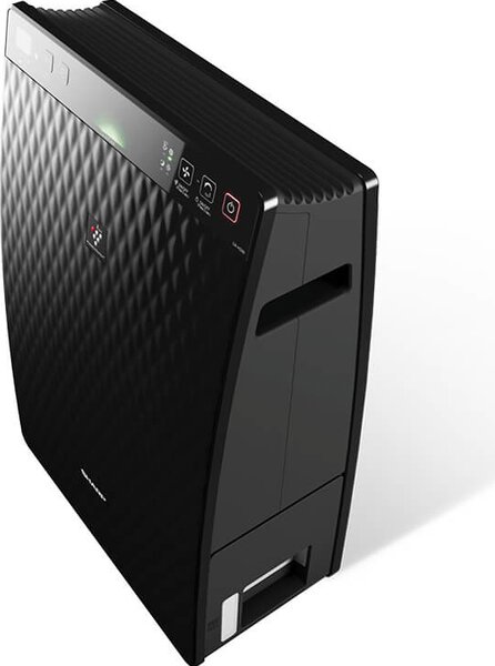 Sharp Purificatore d' Aria 21 m 48 dB Umidificatore Ioni Nero 27 W UA-HG30E-B