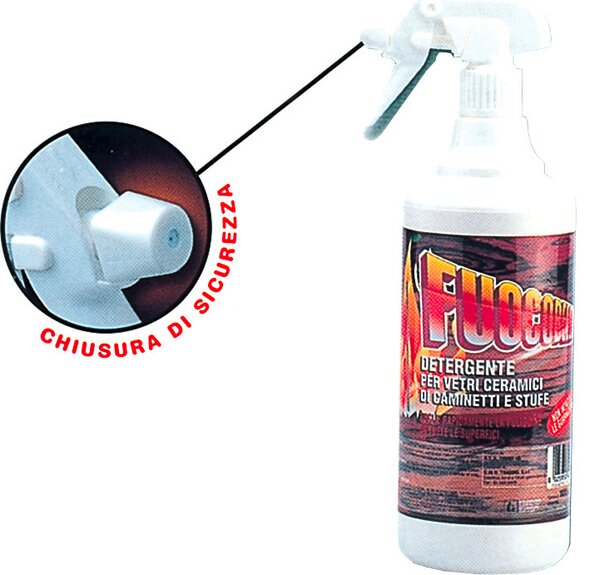 NBrand Pulivetro per Stufe E Camini Fuocobello 750ml Pezzi 12 - 44110