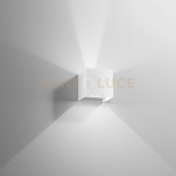 Applique biemissione led alfa bianca 10w 1200lm cct 3000k / 4000k i