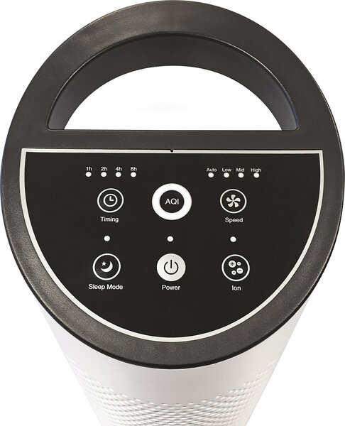 Argo Purificatore d'aria Ionizzatore Filtro Hepa 3 velocit con Timer colore Bianco - 495000021 - Pury