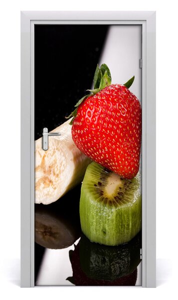Adesivo per porta Frutta 75x205 cm