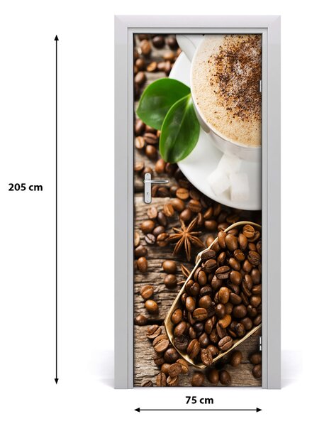 Adesivo per porta Caff? 75x205 cm