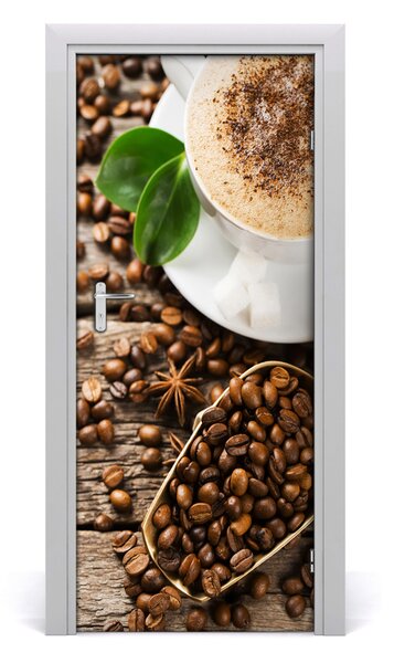 Adesivo per porta Caff? 75x205 cm