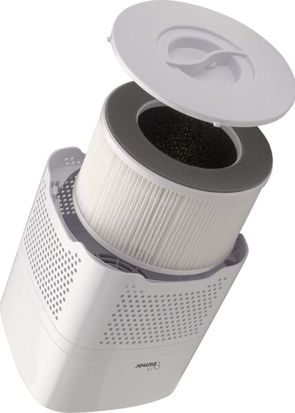 Bimar Purificatore d'aria Ionizzatore Filtro HEPA 30 m/h Carboni attivi colore Bianco - PA 95