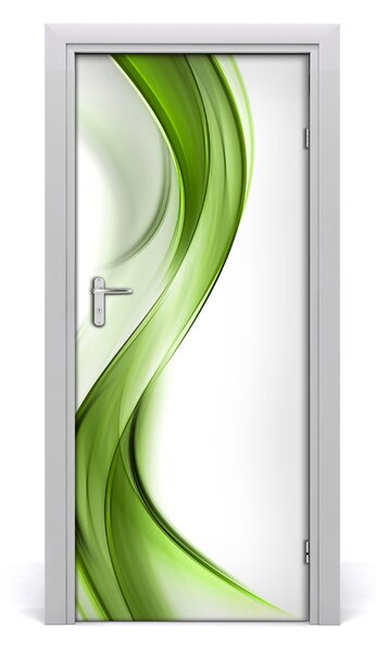 Adesivo per porta Onda astratta 75x205 cm