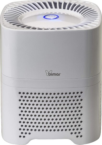 Bimar Purificatore d'aria Ionizzatore Filtro HEPA 30 m/h Carboni attivi colore Bianco - PA 95