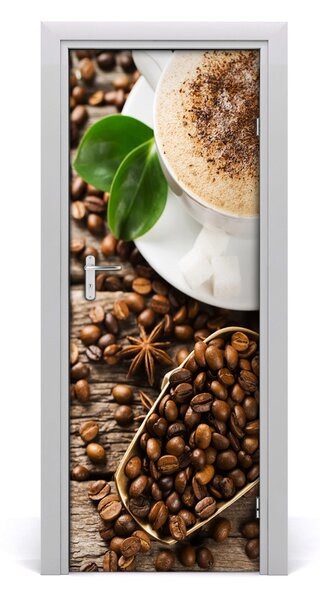 Adesivo per porta Caff? 75x205 cm