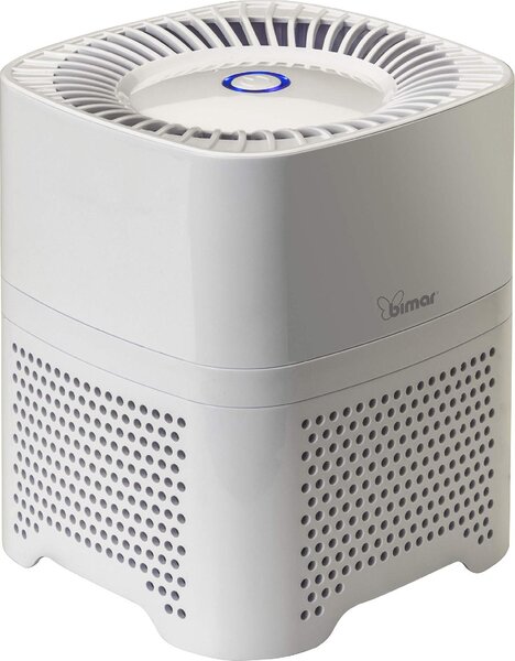 Bimar Purificatore d'aria Ionizzatore Filtro HEPA 30 m/h Carboni attivi colore Bianco - PA 95