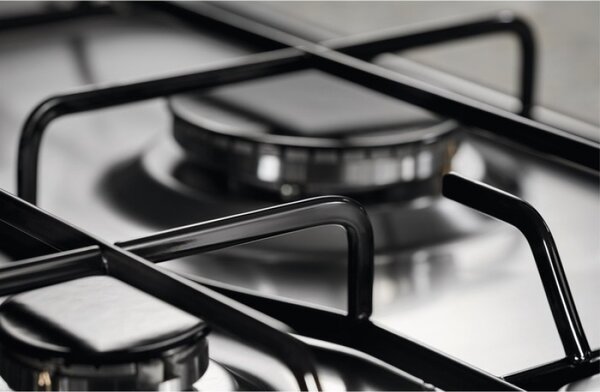 Electrolux PX640UV Serie Soft Piano Cottura 4 Fuochi a Gas 60 cm (1 Bruciatore Wok) colore Inox