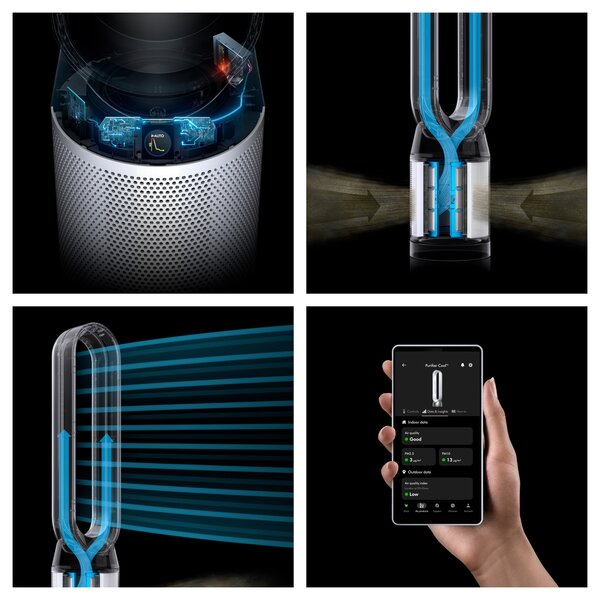 Dyson Purifier Cool Purificatore d'Aria Portata 27 m 10 Velocit colore Bianco - 544901-01