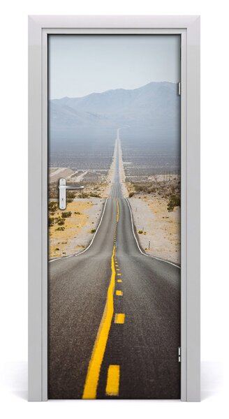 Adesivo per porta interna Visualizzazione 75x205 cm