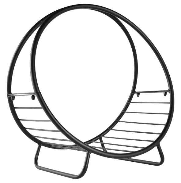 VivaGarden Rack Di Legna da Ardere Portalegna Forma Cestino Design Elevato Max. Carico 15 Kg - 84D158