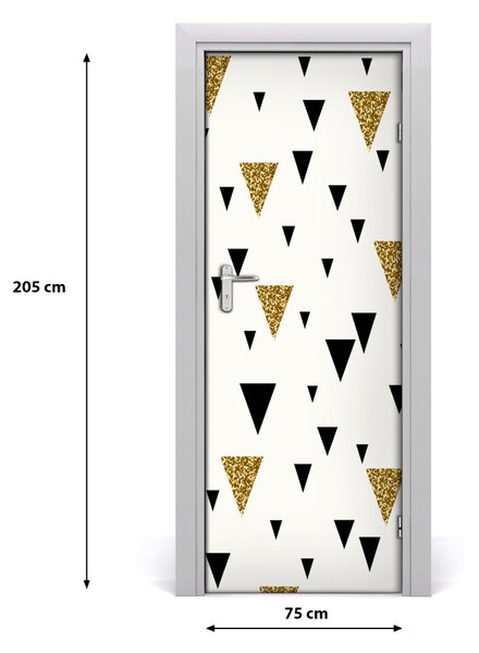 Sticker porta triangoli 75x205 cm