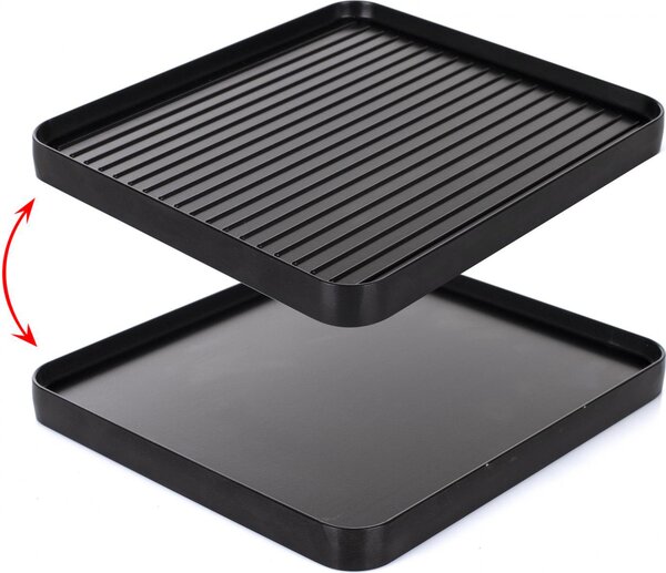 PRINCESS Raclette Elettrica Barbecue da Tavolo Griglia Antiaderente 21x23 cm + 4 Piastre in Alluminio Potenza 700 Watt colore Nero - 01.162915.01.0