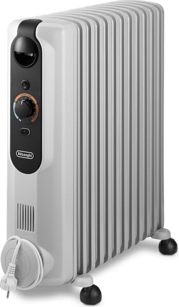 De Longhi Radiatore Termosifone Elettrico ad Olio Stufa Portatile 10 Elementi Potenza 2500 Watt colore Bianco Radia-s Easytronic - TRRSE1225