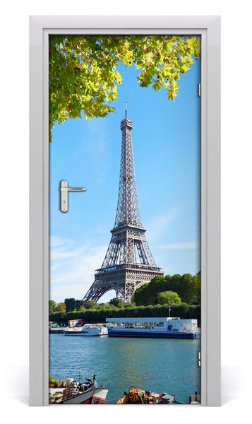 Adesivo per porta interna Torre Eiffel 75x205 cm