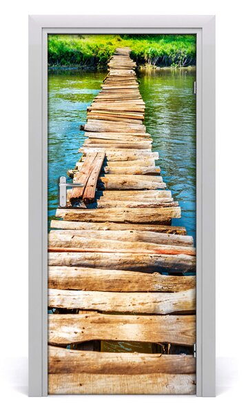 Sticker porta Ponte di Legno 75x205 cm