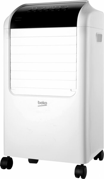 Beko Raffrescatore d'aria Portatile Evaporativo Senza Tubo Capacit Tanica 8 Litri 3 Velocit Umidificatore Ionizzatore con Timer e Telecomando - E
