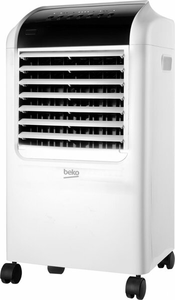 Beko Raffrescatore d'aria Portatile Evaporativo Senza Tubo Capacit Tanica 8 Litri 3 Velocit Umidificatore Ionizzatore con Timer e Telecomando - E