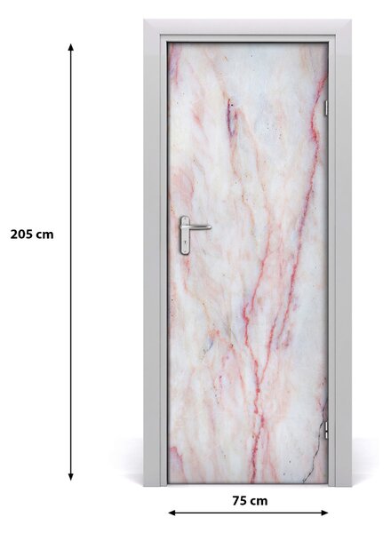 Adesivo per porta Sfondo per la casa di marmo 75x205 cm
